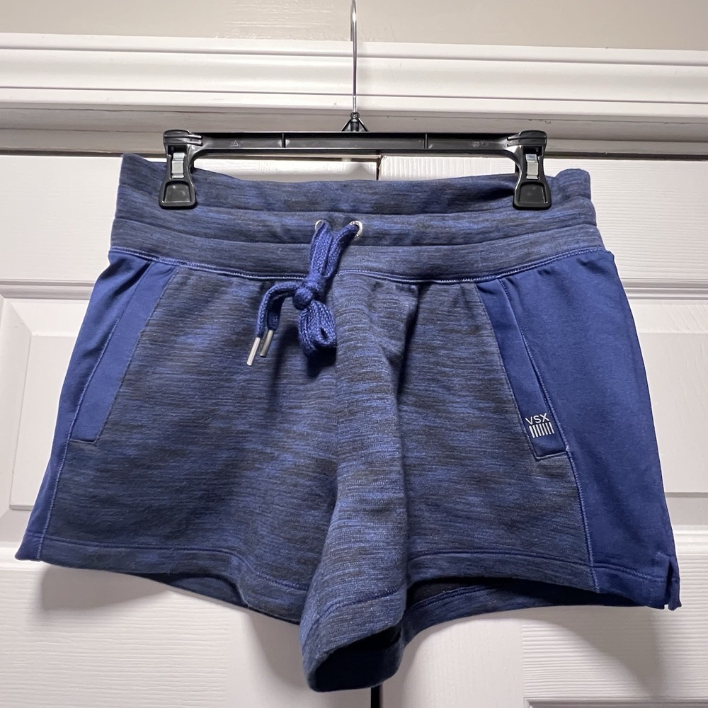 VSX Sport Shorts Blue & Black size Medium Drawstring